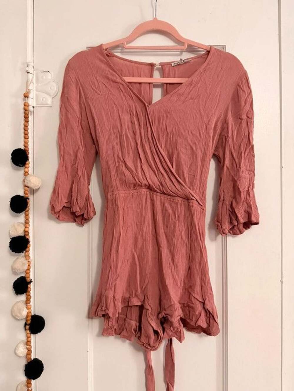 Charlotte Russe Dusty Rose Romper Size M